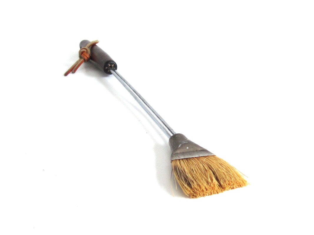 Long Handle Basting Brush Natural Bristle Vintage Kitchen