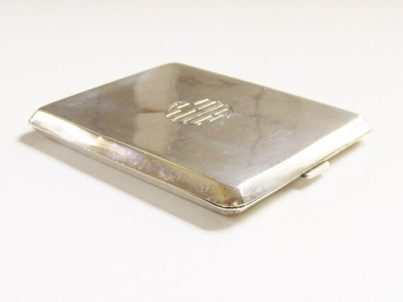 Vintage Art Deco Sterling Cigarette Case 1920s Birks