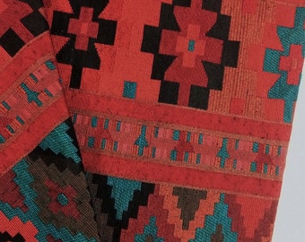 Thai Woven Cotton Fabric Tribal Fabric Native Fabric by the yard Ethnic fabric Aztec fabric Craft Supplies Woven Textile 1/2 yard (WFF25)