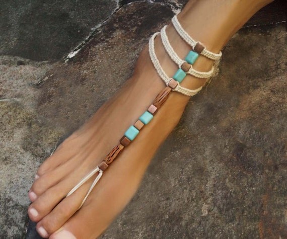 barefoot gladiator sandals