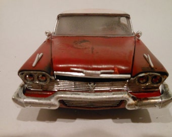 Rusted Wreck, Classicwrecks, Scale Model, Red Plymouth, Christine Car,Rat Rod