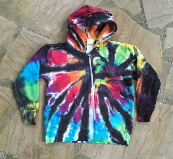 Tie Dye Hoodie Hoody Boys Hoodie Hooded Jacket by 2dye4designs | Boys ...