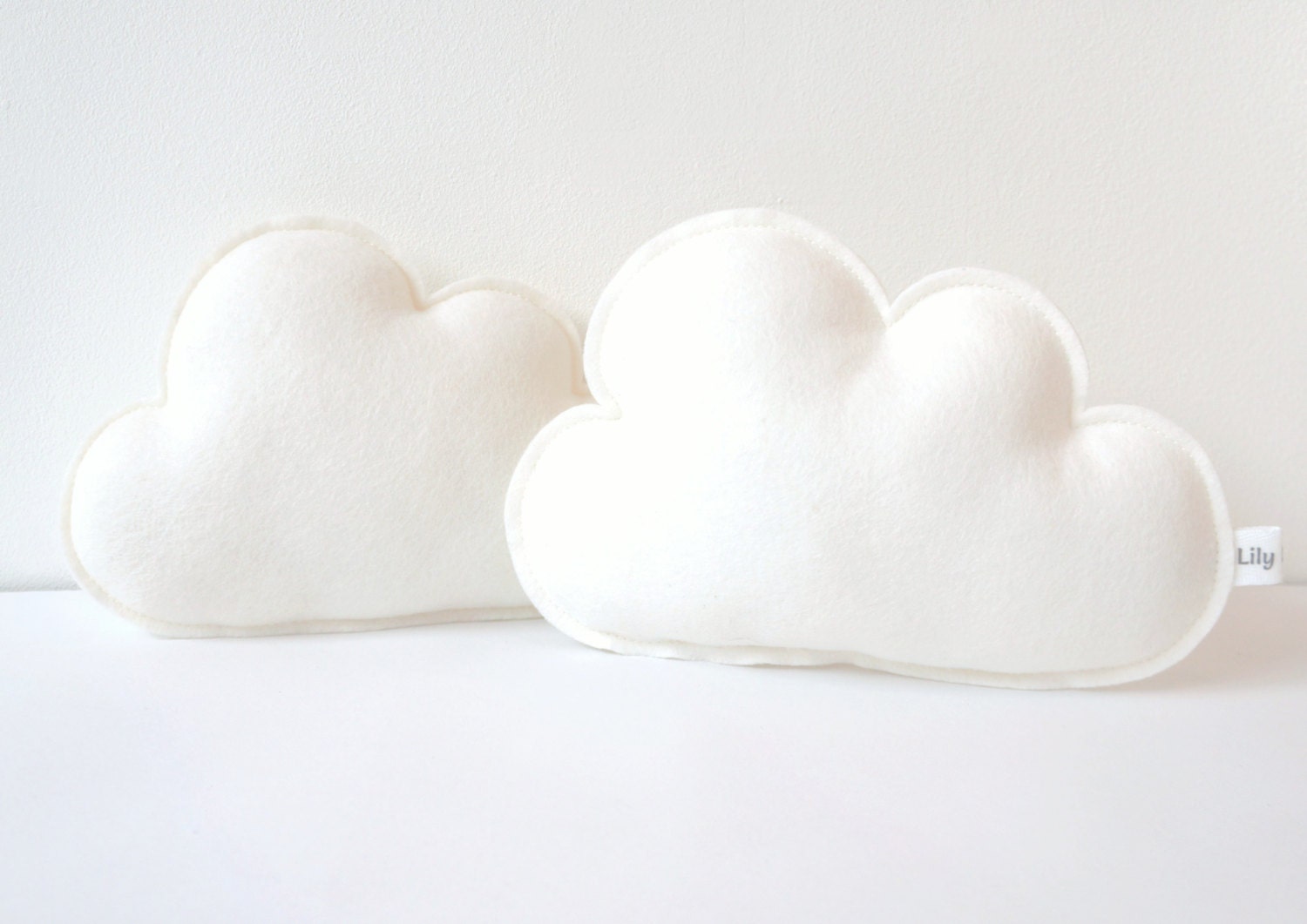 Cloud pillows Set of two Cloud Softies Nursery Clouds