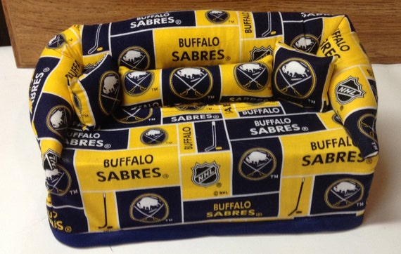 NHLBuffalo Sabres Decorative Kleenex Box Couch By Cmsportscrafts