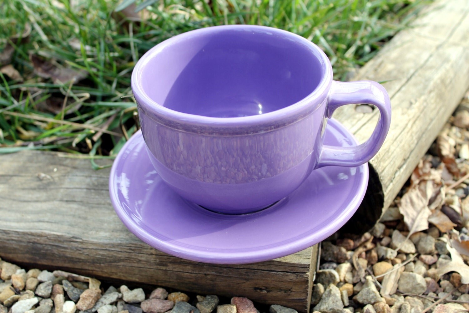 Lilac FiestaWare Vintage Fiesta Ware Purple Large Soup Mug