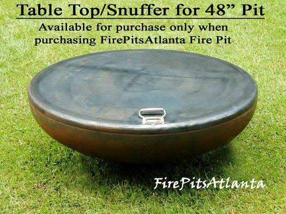 Fire Pit 48 inch Steel Table Top Shipped with firepit only