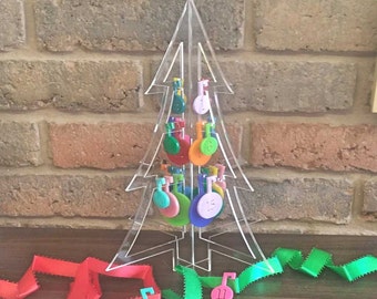 Acrylic Advent Calendar Kit, Christmas Advent Calendar, Reusable Advent Calendar, Hanging Bauble Advent Calendar, Laser Cut Acrylic