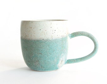 Handmade Ceramic Mug - Pottery Mug - Stoneware Mug - Wheel Thrown Pottery Mugs