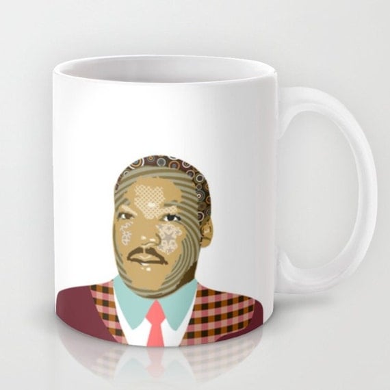 Martin Luther King Coffee Mug Black History Month Civil