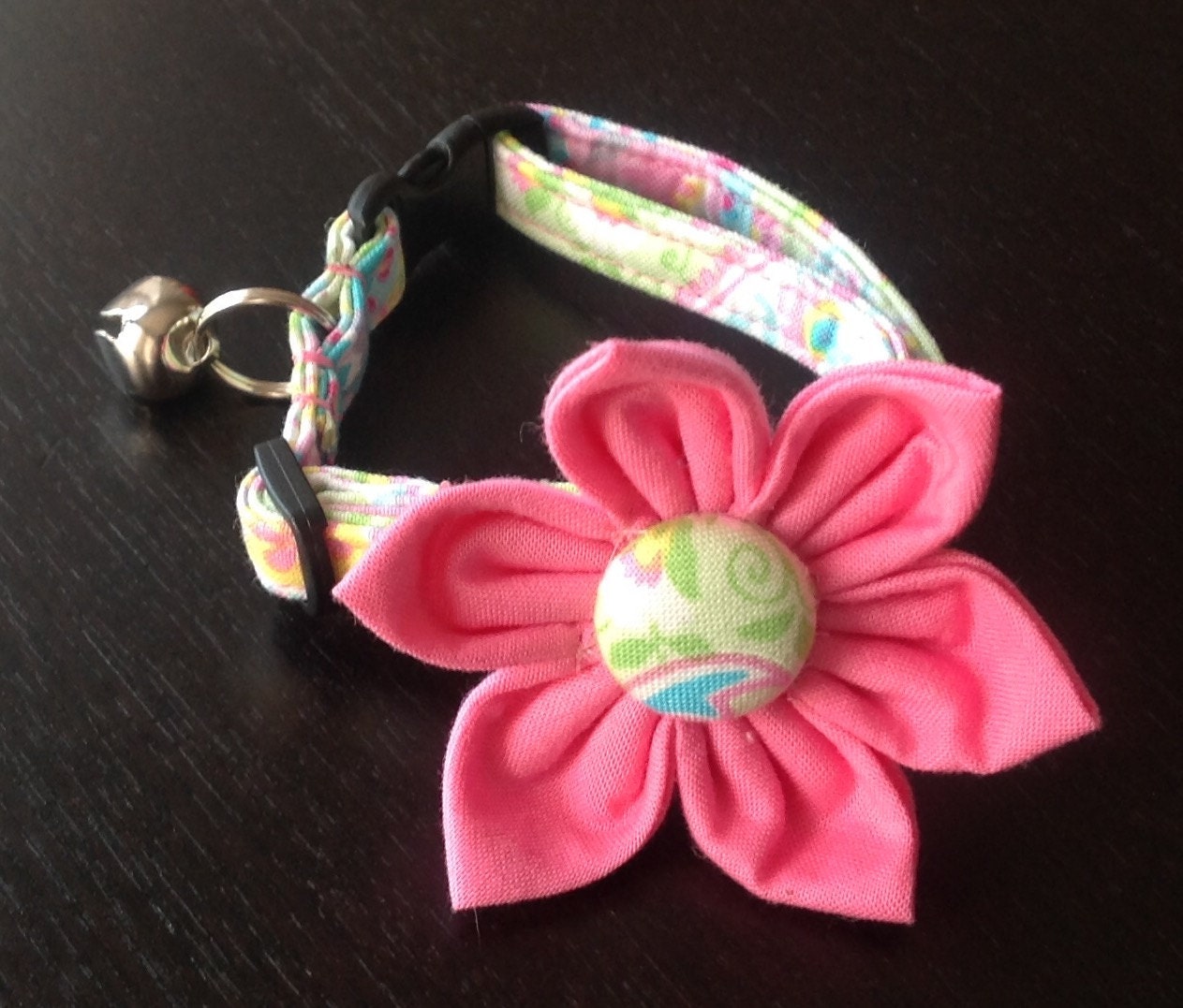 Download Cat Collar Flower Set Pastel Paisley Availlable In 3 Sizes