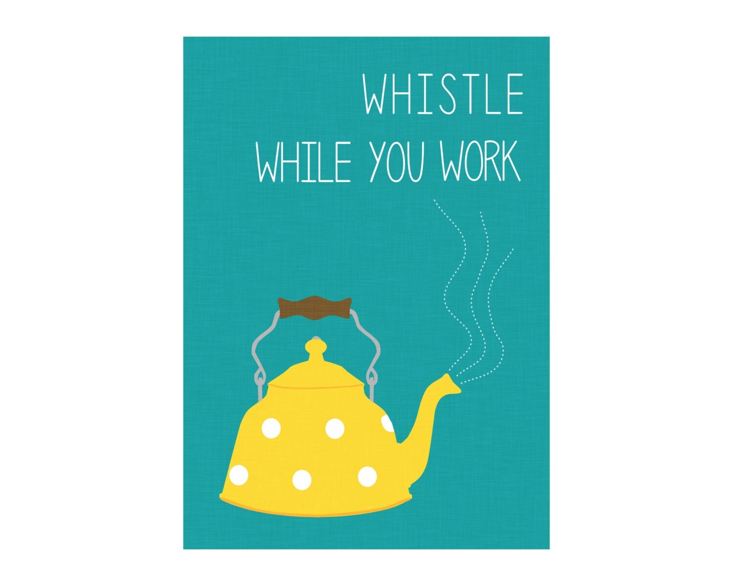 11x14 & 16x20 Whistle While You Work Instant Kitchen