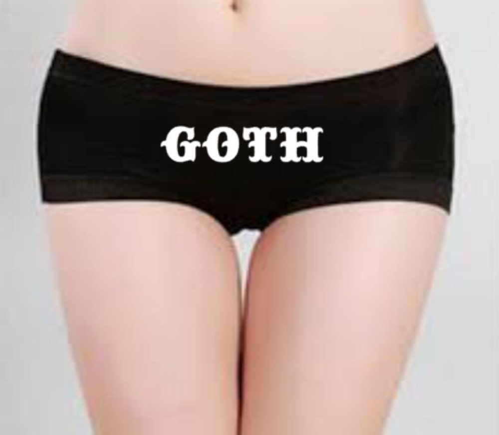 Goth Panties Goth Underwear Pagan Panties Goth Knickers