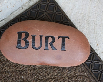 Custom Engraved Name Stone