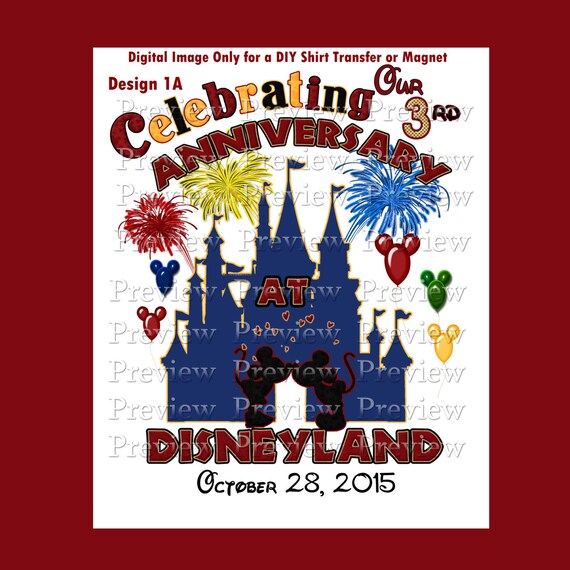 Printable Marriage Anniversary Disney by FrostedMouseMemories