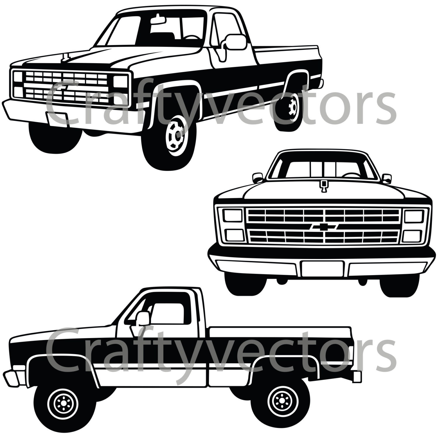Free Free 262 Old Chevy Truck Svg SVG PNG EPS DXF File
