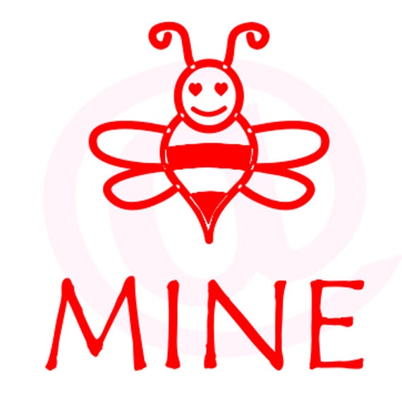 Download Items similar to Bee Mine SVG Valentine SVG Be Mine SVG ...
