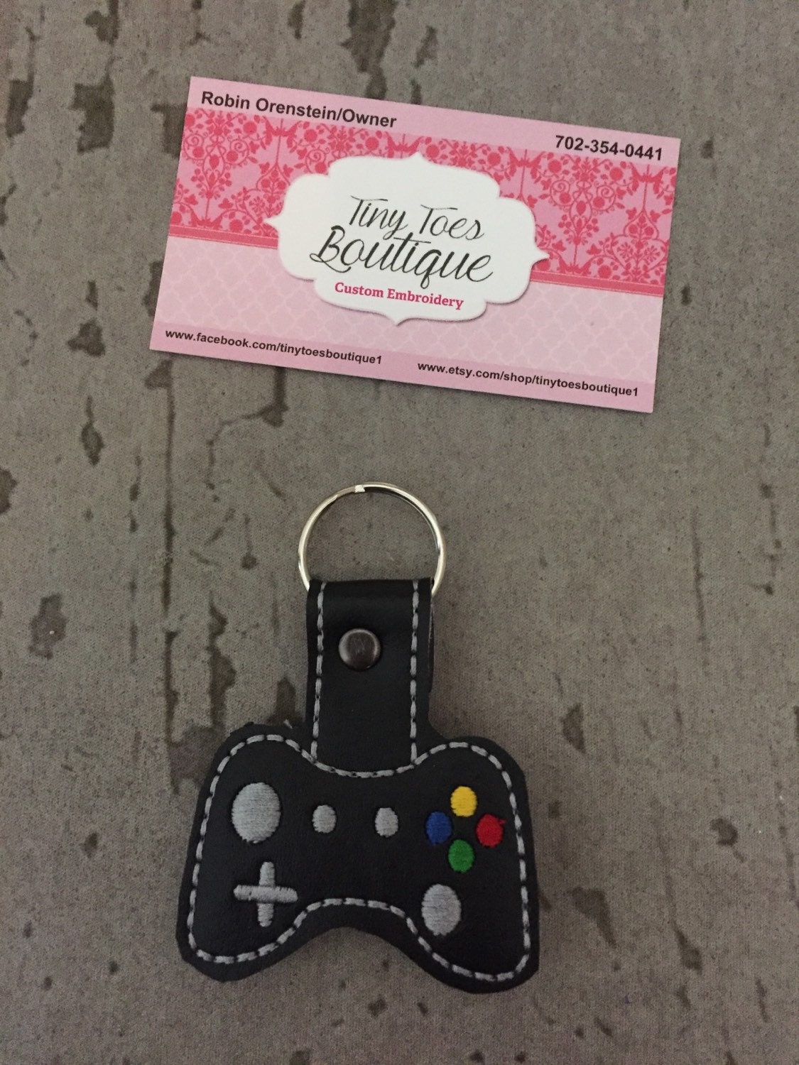 Video Game Controller Key Chain 