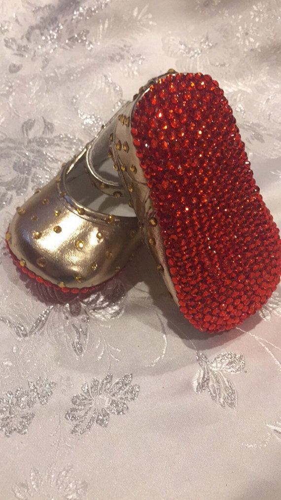 Baby Red BottomsSize 1 by lesJOLIE on Etsy