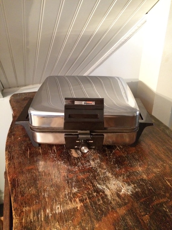 1970s Vintage 1980s Toastmaster Model 269 Retro Combo Waffle