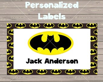 Batman name tag | Etsy