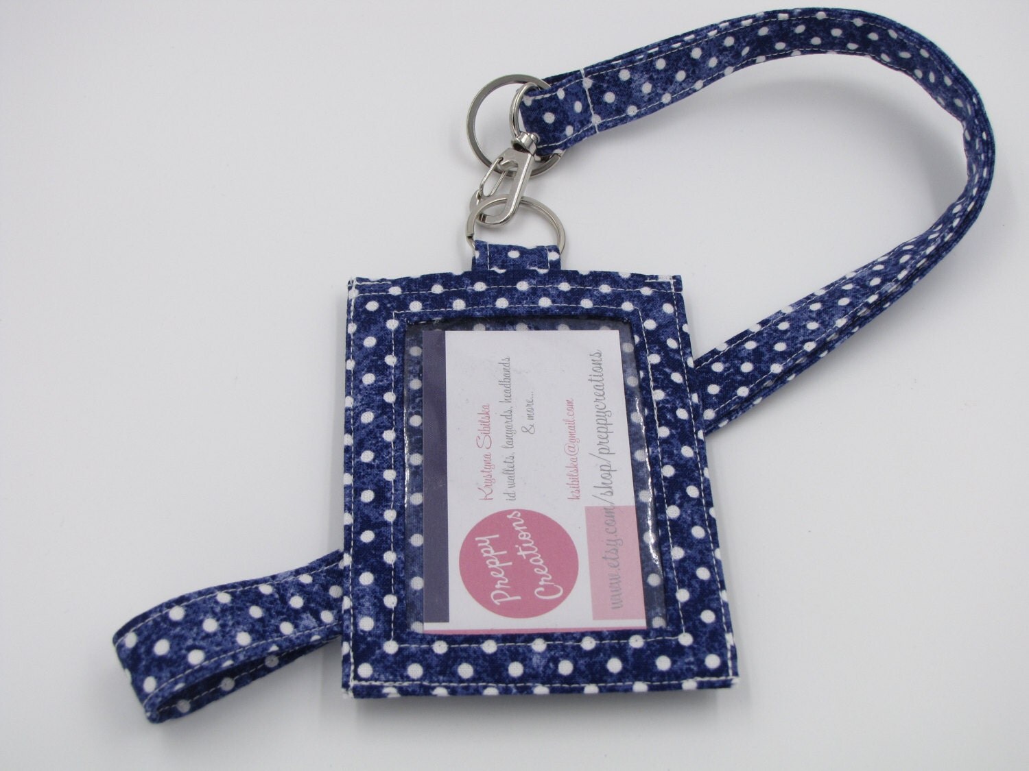 Fabric Badge Holder ID Lanyard Case Student ID Holder Metro
