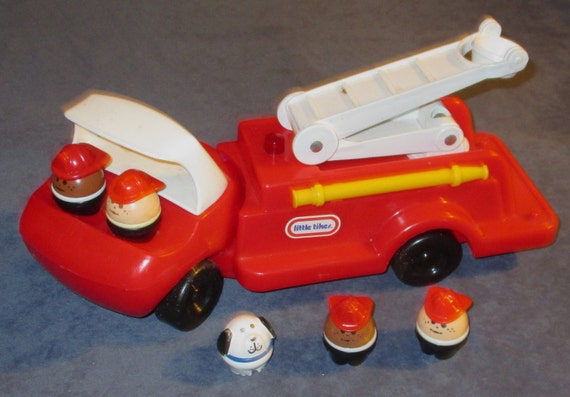 vintage little tikes fire truck