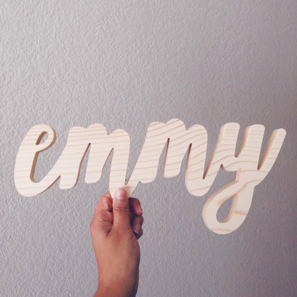 Custom Wood Name Personalized Wood Name Wood Name Sign Baby