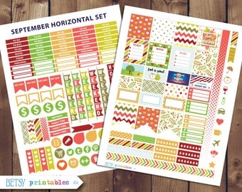 Items similar to September Kit Planner Stickers 1 | PRINTABLE Instant ...