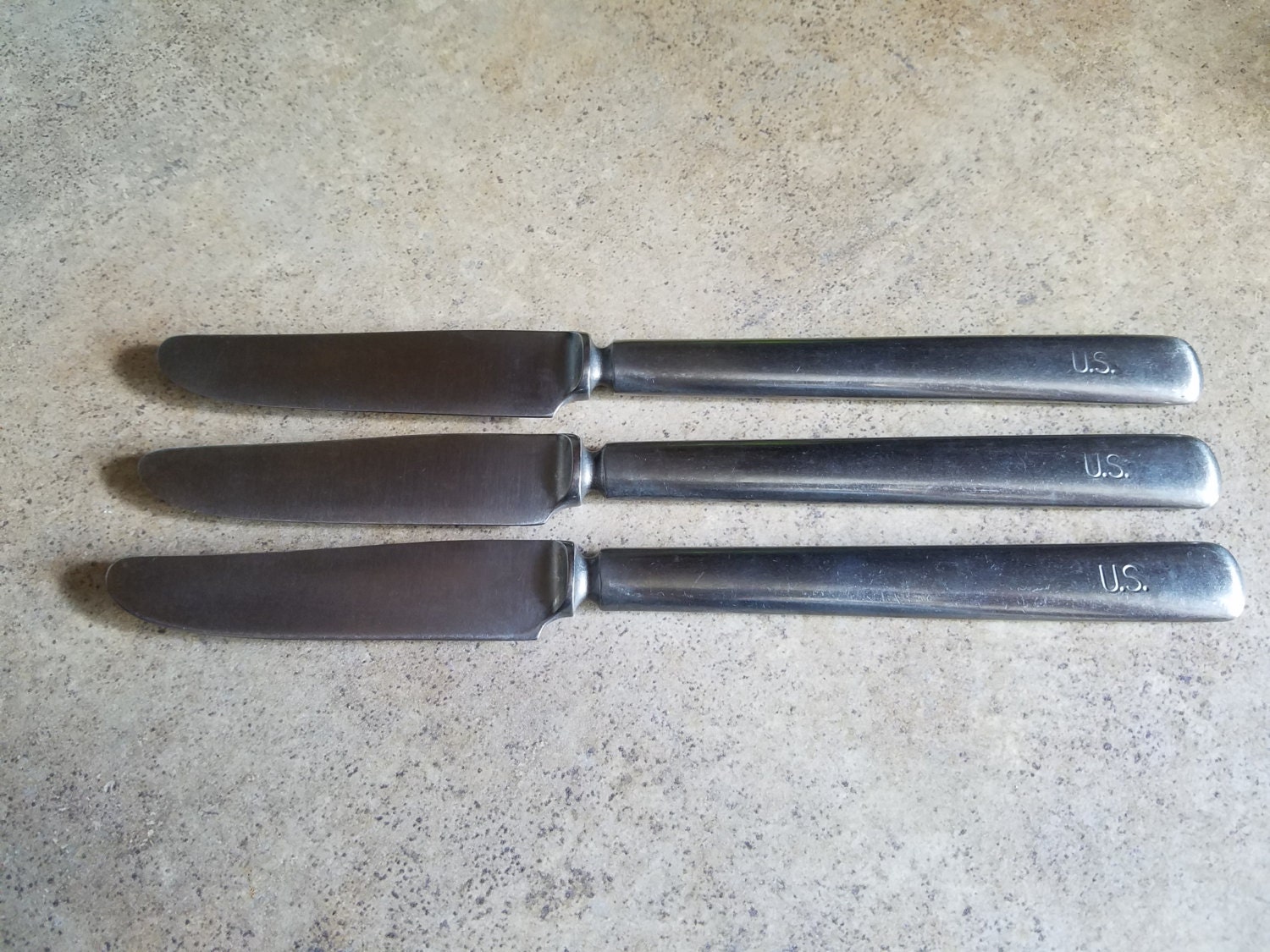 WW2 US Military Butter Knives