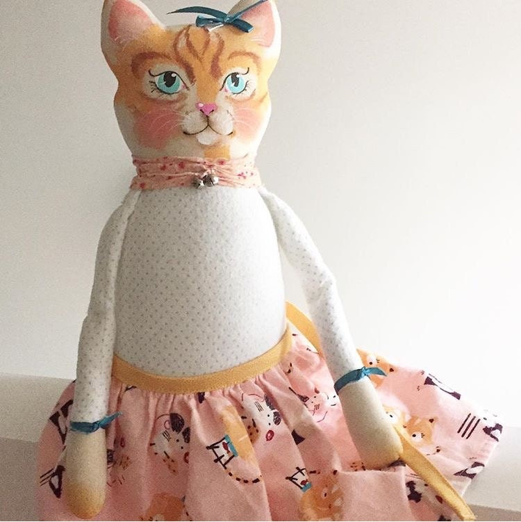 Cat doll by KollarCreations on Etsy