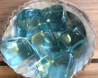 Blue Obsidian Tumbled Stone, Reiki Inflused, Healing Crystal, Spiritual Stone, Meditation, Tumbled stone