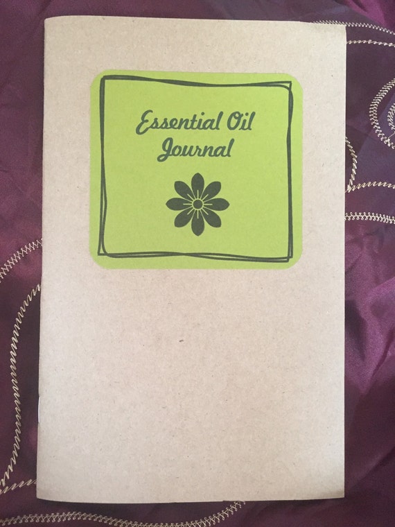 Items similar to Essential Oil Journal on Etsy