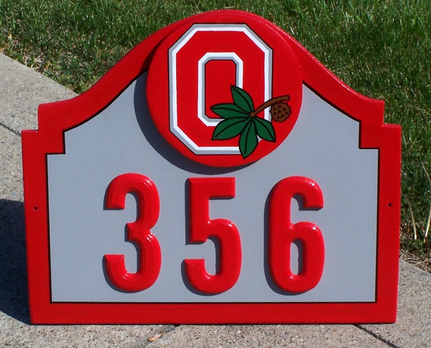 OHIO STATE Buckeyes Address Sign Custom Made for by duranduran2946