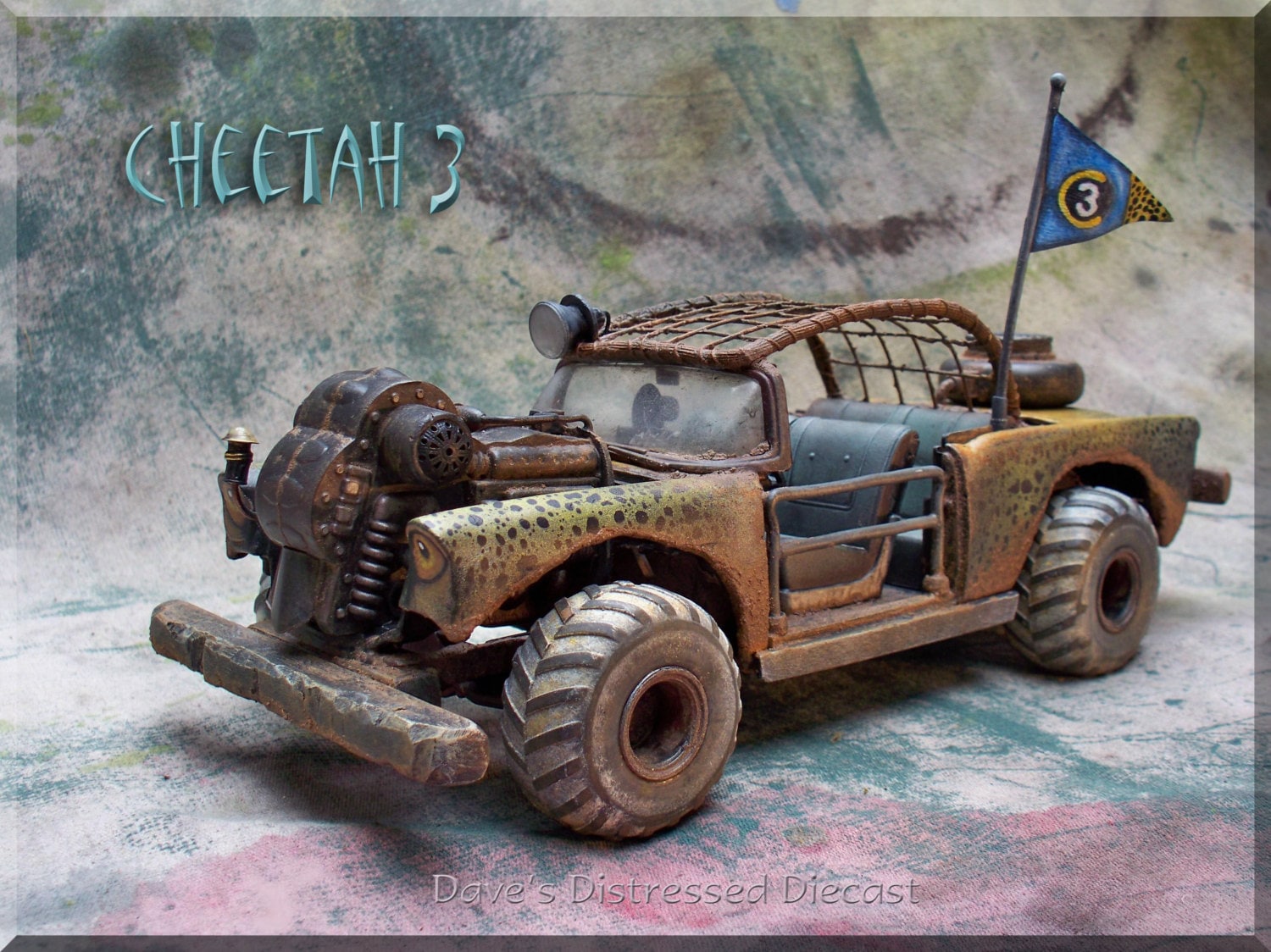 Junkyard model car art Rat Rod 118 scale diecast model car