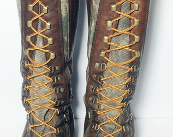 chippewa lace up snake boots