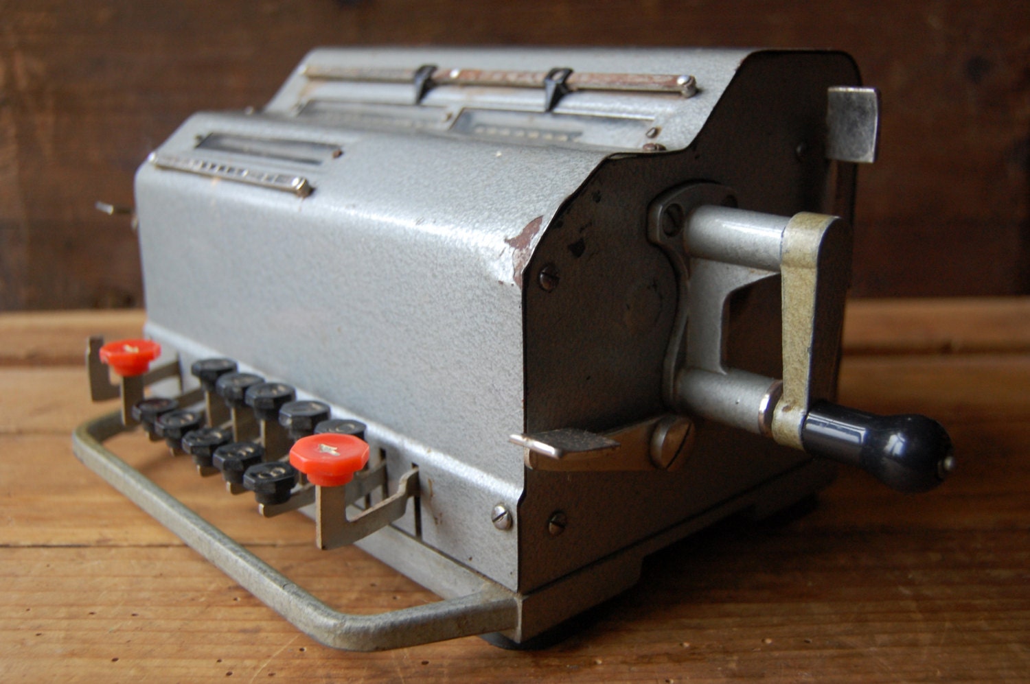 Vintage original manual calculator Mechanical by TallinnVintage