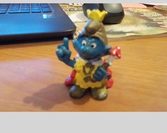 king smurf figurine