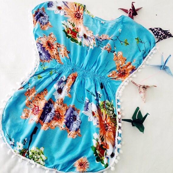 Kids Kaftan Blue Kids Kaftan Kaftan Dress by ChantekbyFarisha