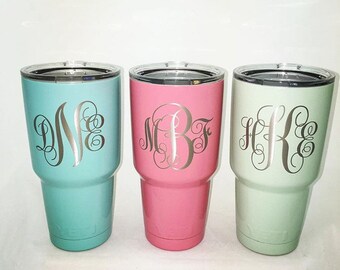 Powder Coated 30oz YETI,RTIC or Ozark Tumbler