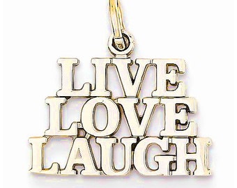 Live Love Laugh Charm (D1092)