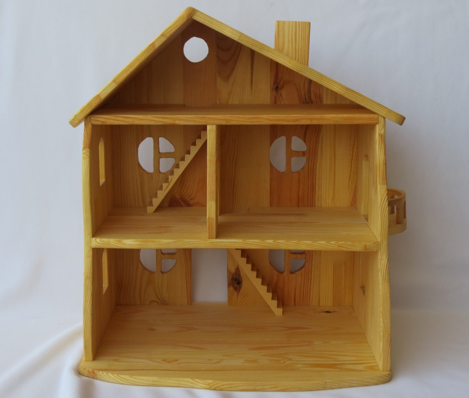 Handmade wooden dollhouse