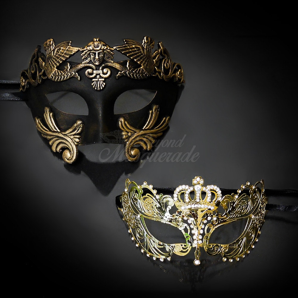 New Couples Masquerade Masks His & Hers Masquerade Masks