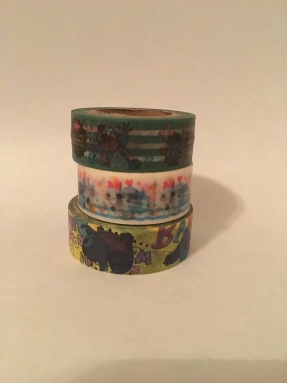 Washi Tape Sample: Lilo & Stitch by KatsCorners on Etsy