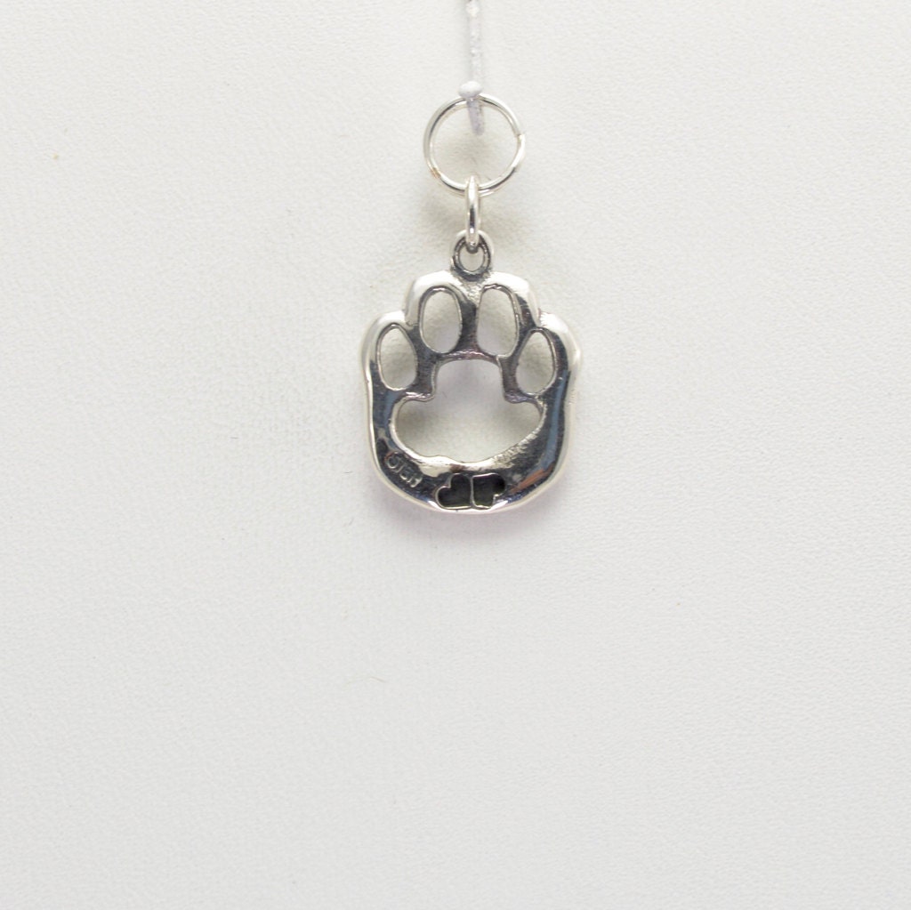 Sterling Silver Cat Paw Charm from Donna Pizarro's Animal