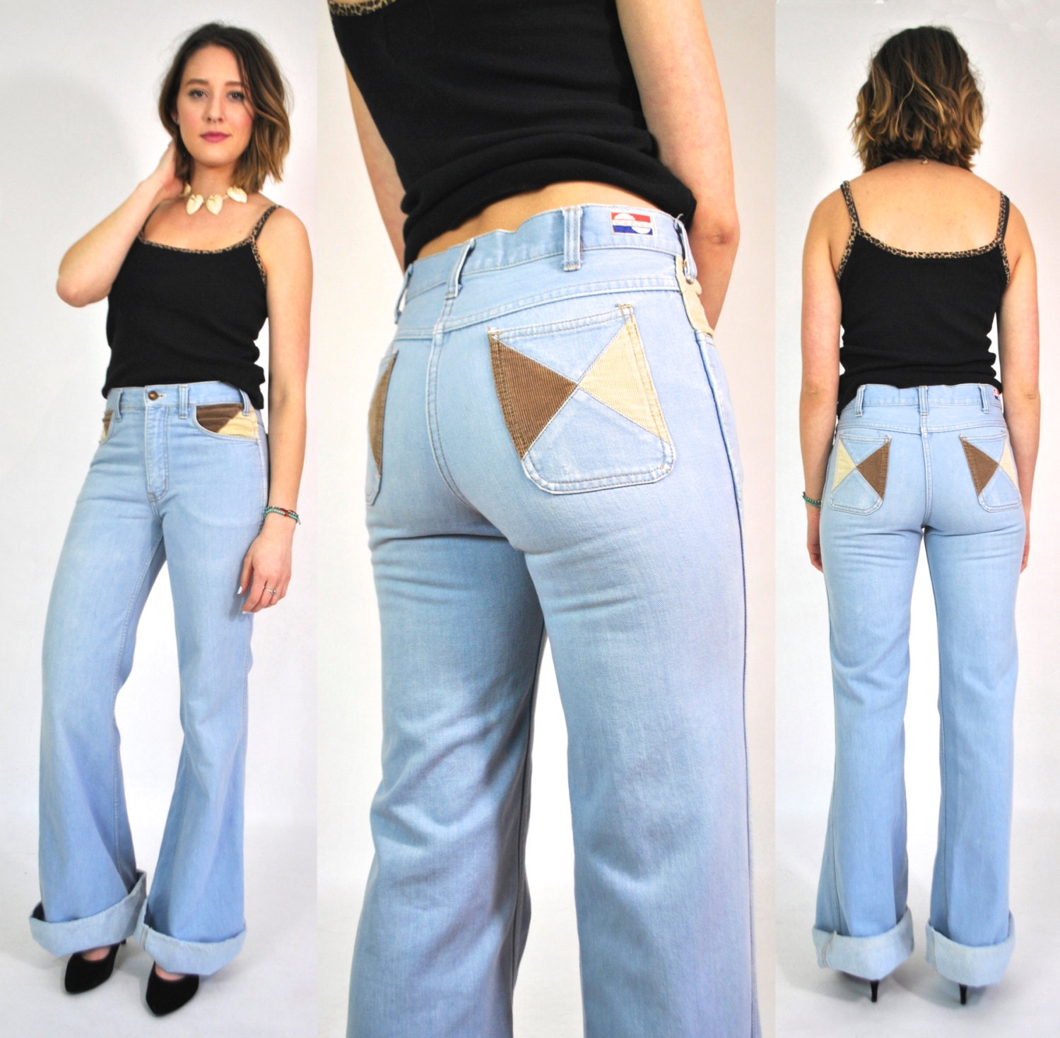 Were high waisted jeans popular in the 70s - 70s high where womans ...
