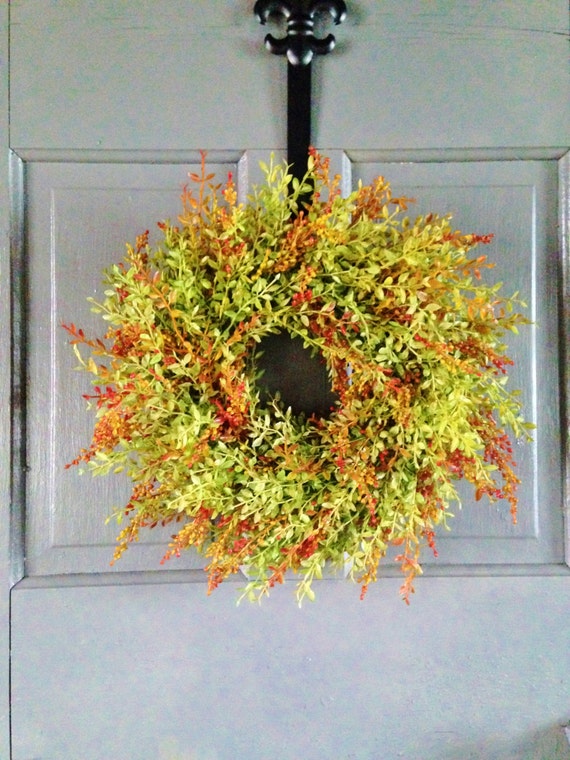 Fall Boxwood Wreath