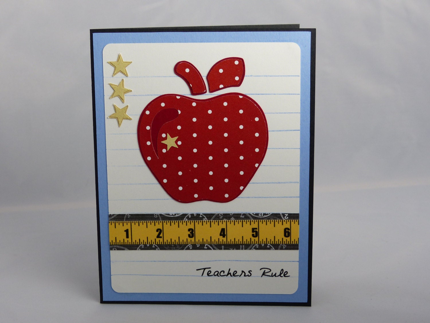 handmade greeting card teacher appreciation teacher thank