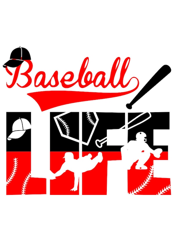 Download Baseball Life file- svg,png, silhouette from ...