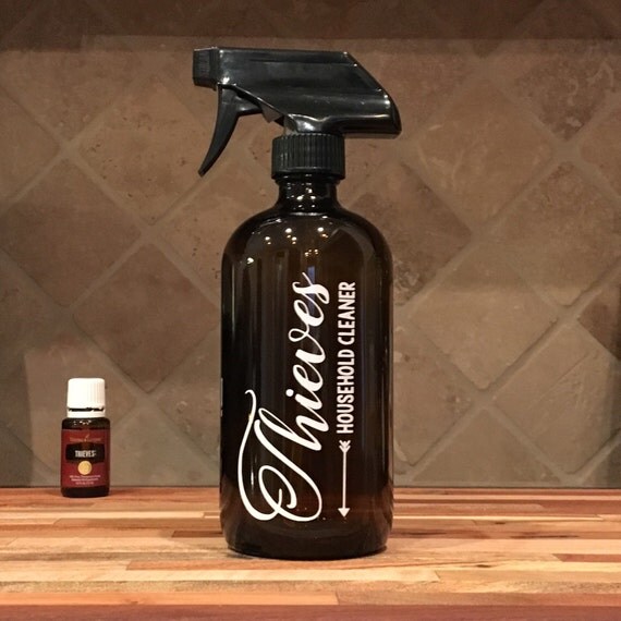 Thieves Household Cleaner 16oz Glass Amber Bottle