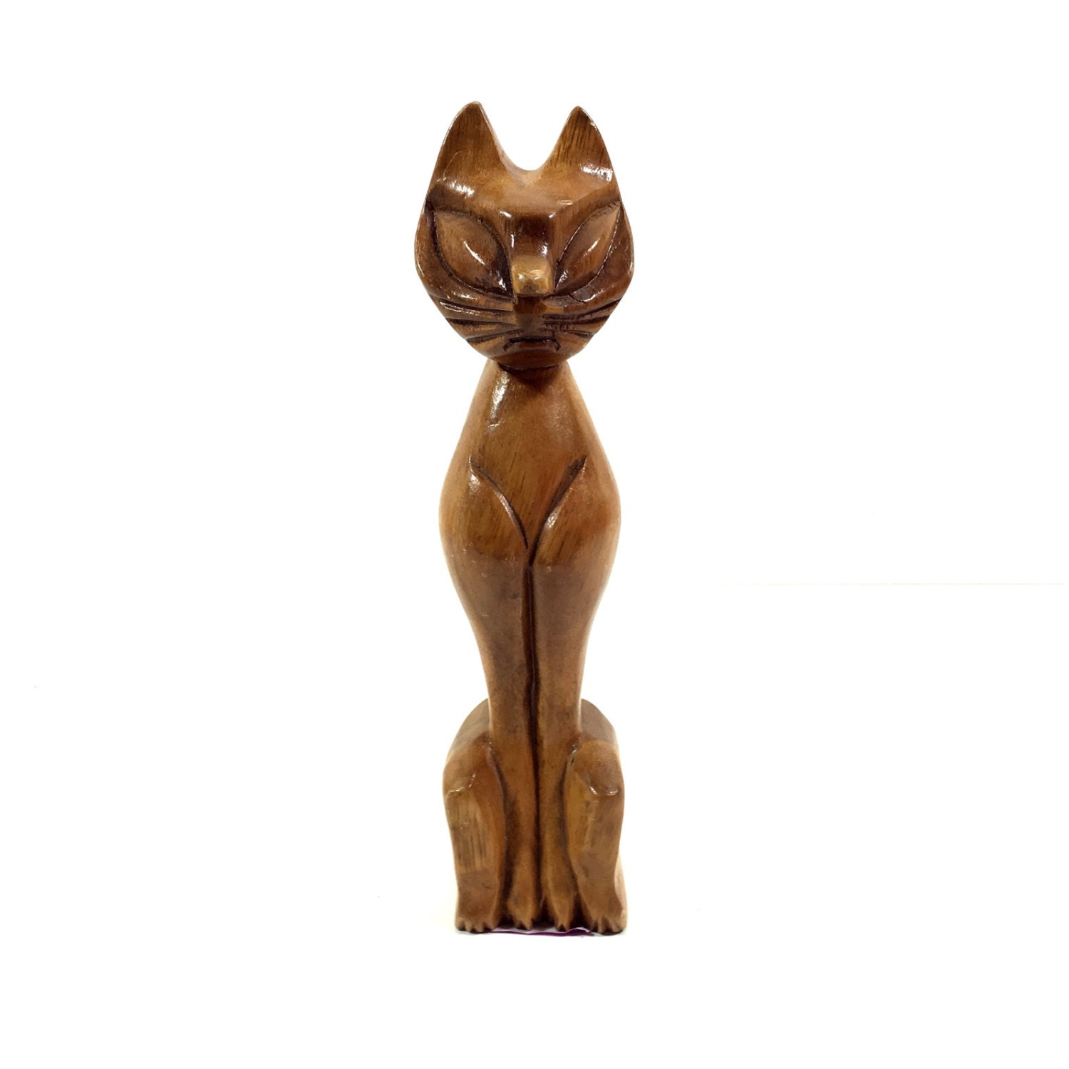 vintage siamese cat statue